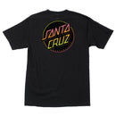 Black Contra Dot Santa Cruz T-Shirt Back