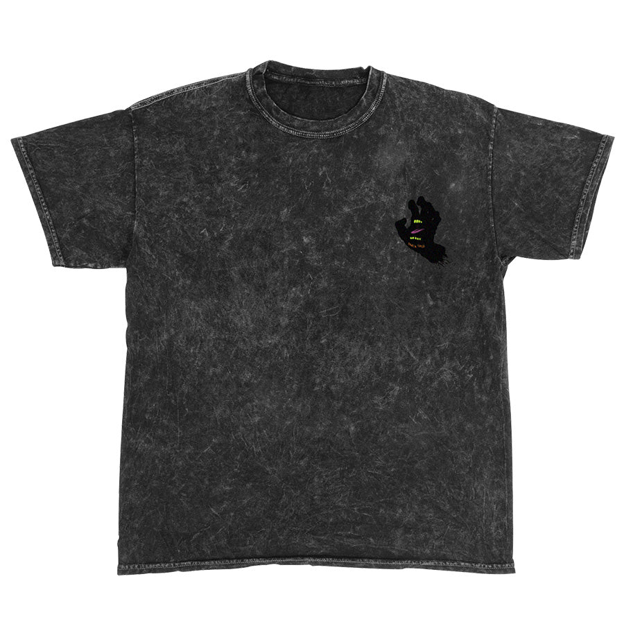 Mineral Black Contra Hand Santa Cruz T-Shirt