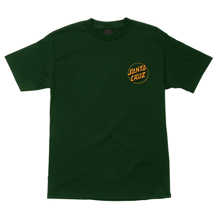 Forest Green Depth Dot Santa Cruz T-Shirt