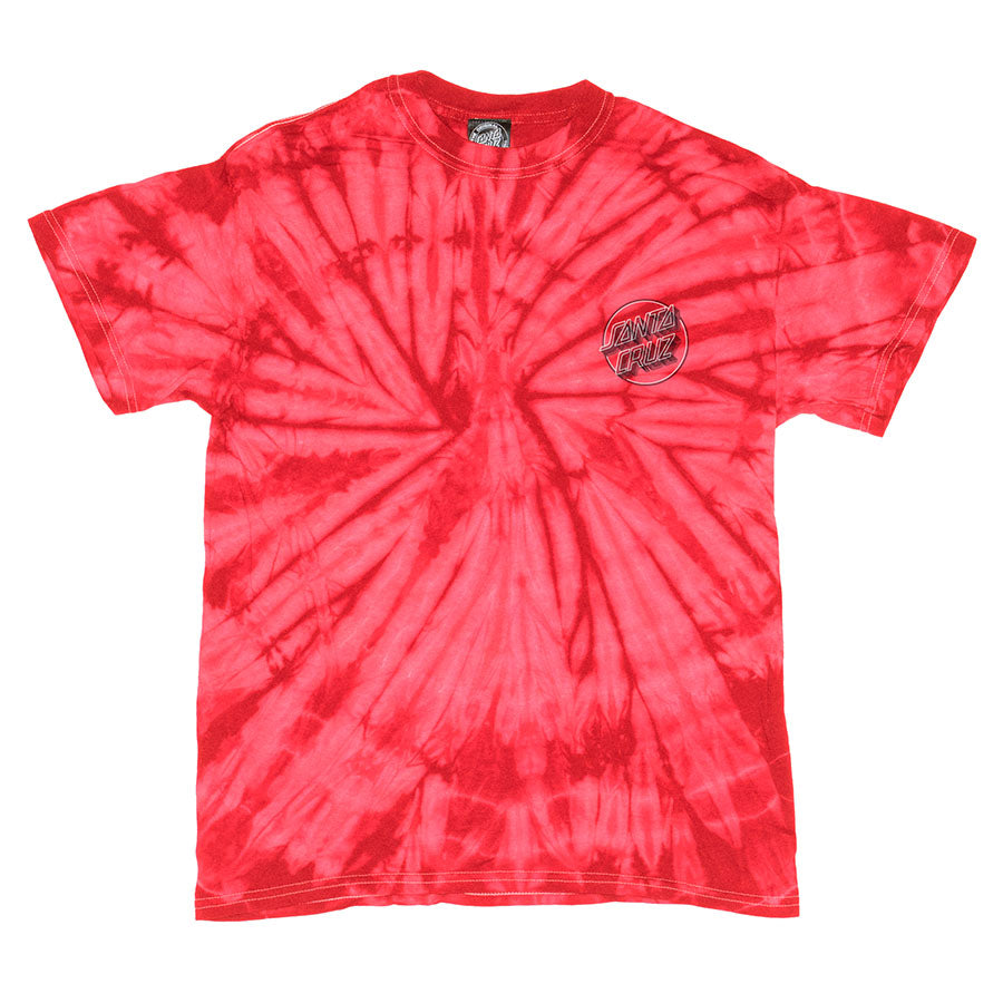 Spider Red Santa Cruz Linear Dot T-shirt