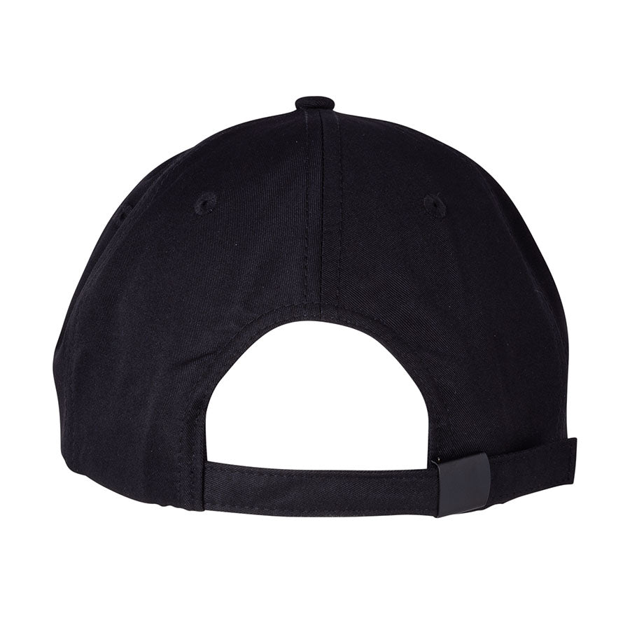 Black Linear Dot Santa Cruz Strapback Hat Back
