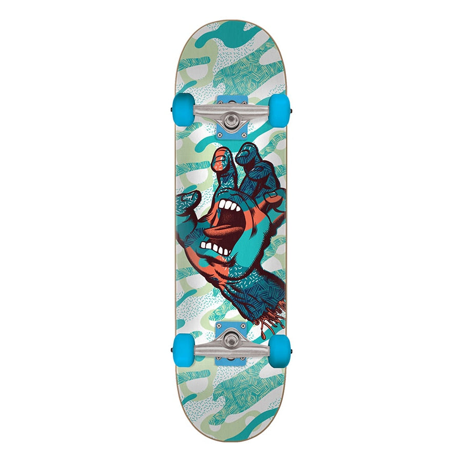 Santa Cruz Primary Hand Complete Skateboard - Blue