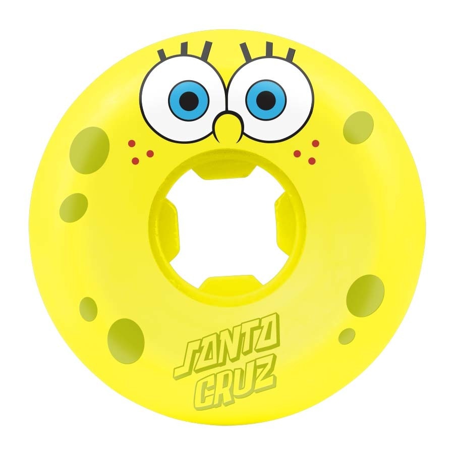 Santa Cruz X SpongeBob Face 97A Skateboard Wheels