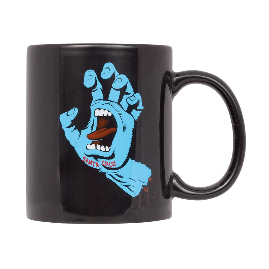 Santa Cruz Screaming Hand Coffee Mug - Black