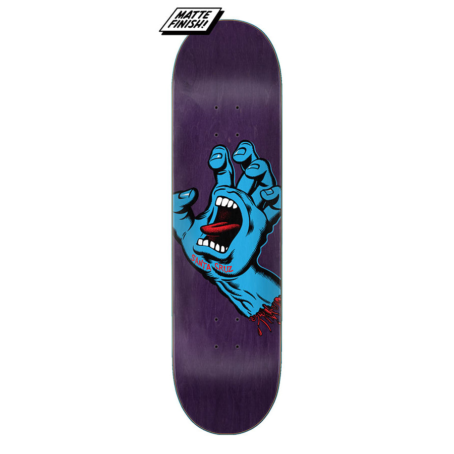 Screaming Hand Santa Cruz Skateboard Deck