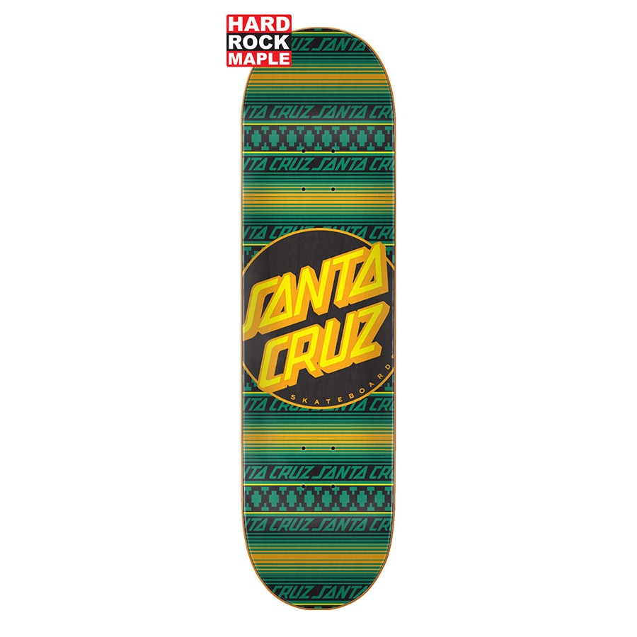 Santa Cruz Serape Dot Hard Rock Maple Skateboard Deck