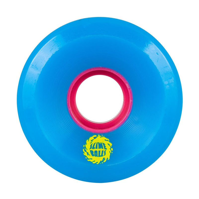 Santa Cruz Slime Balls Slime Neon Blue/Neon Pink 78A Skateboard Wheels