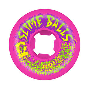 Pink Toxic Terror Balls Slime Balls Skateboard Wheels