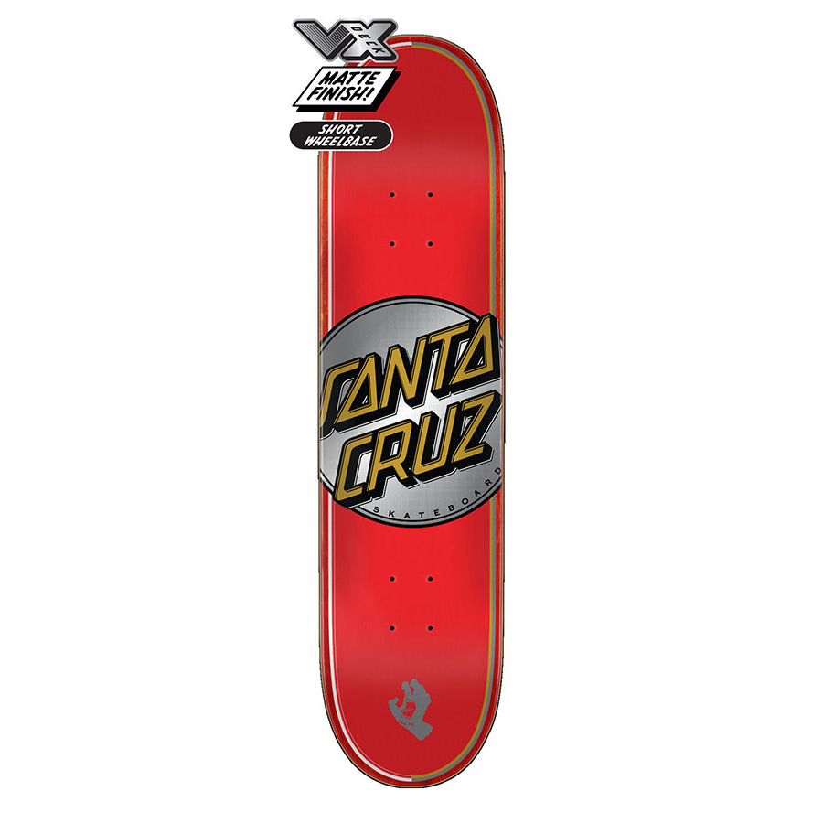 7.75" Steadfast Dot Santa Cruz VX Skateboard Deck