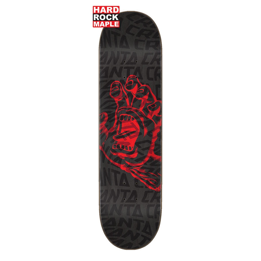 Santa Cruz Vortex Hand Hard Rock Maple Skateboard Deck