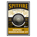 Spitfire The End Swirl Circle Enamel Lapel Pin