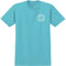 Spitfire Classic Swirl Girls Tee - Tahiti Blue/White