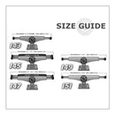 Thunder Gunmetal Team Hollows Skateboard Trucks - Hi 147