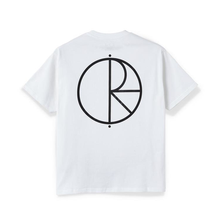 White Stroke Logo Polar Skate Co T-Shirt Back
