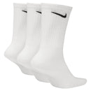 White Everyday Lightweight Nike SB Crew Socks Back