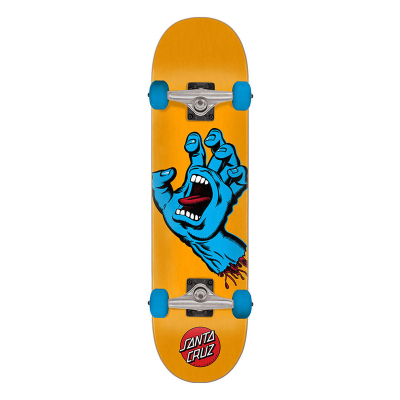 Orange Santa Cruz Screaming Hand Skateboard