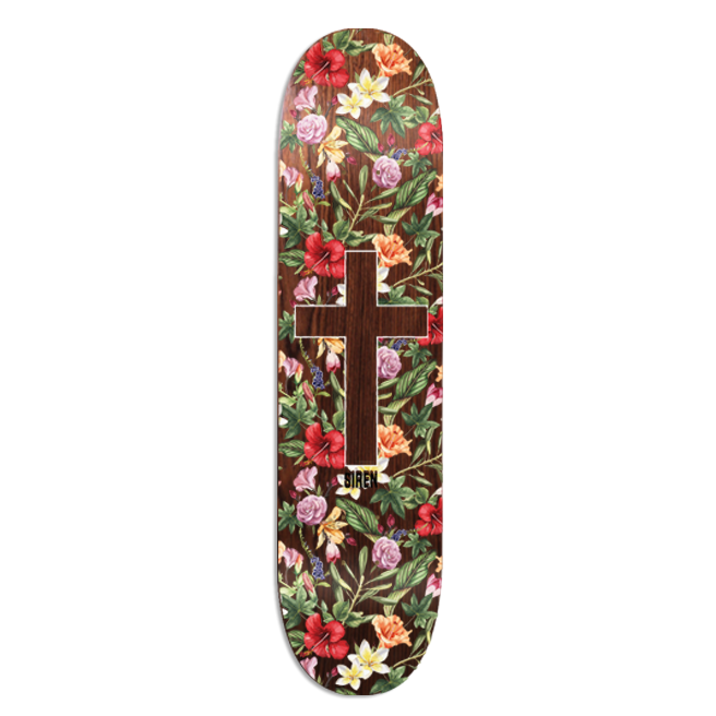 Aloha Cross Siren Skateboard Deck
