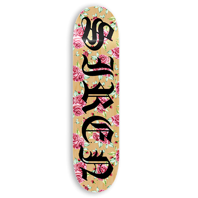 Siren Old Rose Skateboard Deck - Assorted Stains