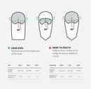 Airhole Face Mask Size Chart