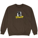 Brown Stunt Guitar Hero Crew Sweatshirt