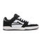 Black/White Suede Lakai Telford Low Skateboard Shoe