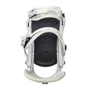 White Frank April Edition Hemlock Arbor Snowboard Bindings Top