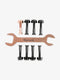 Diego Najera Rose Gold 7/8" Diamond Skateboard Hardware