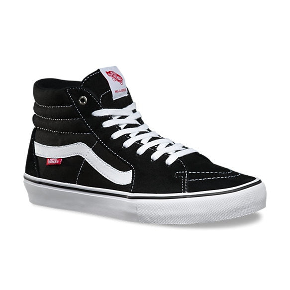 Vans Sk8-HI Pro Skate Shoe - Black/White