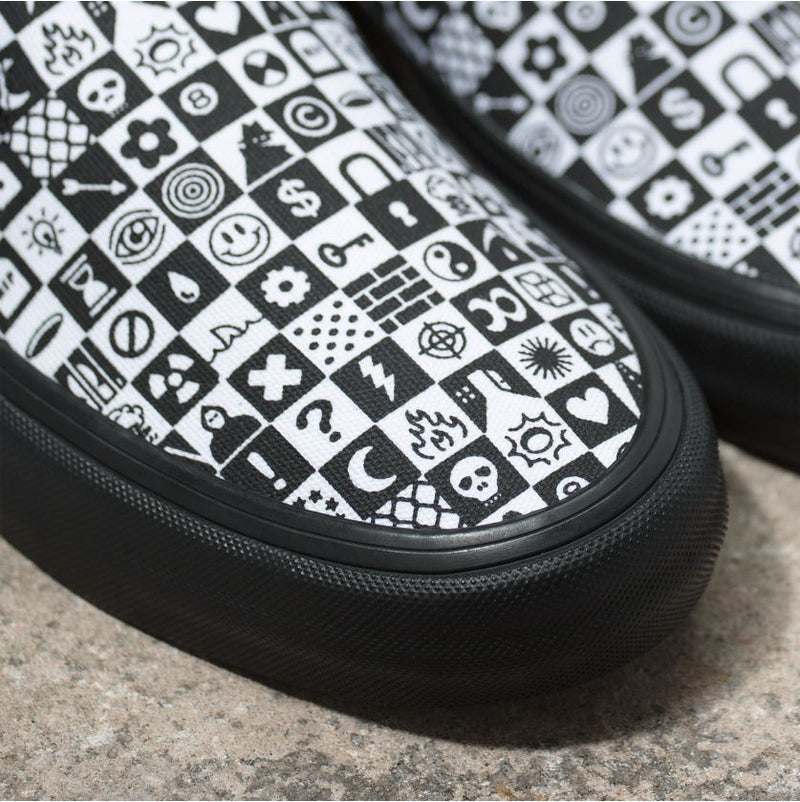 Vans BMX Slip-on Cult Black&Grey Sneaker Shoes Sz 8 Mens New NWOB