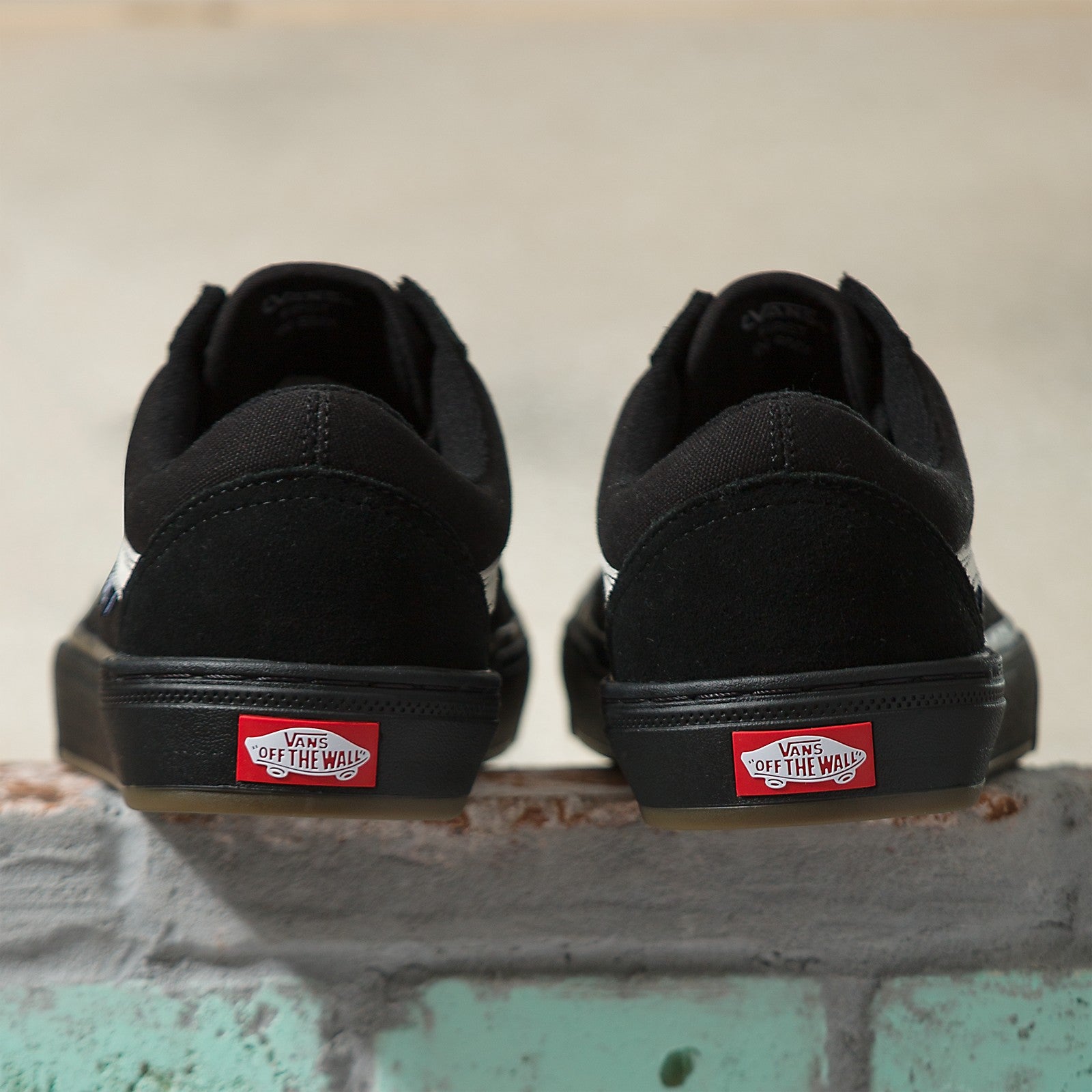Black/Black BMX Vans Old Skool Shoe Back