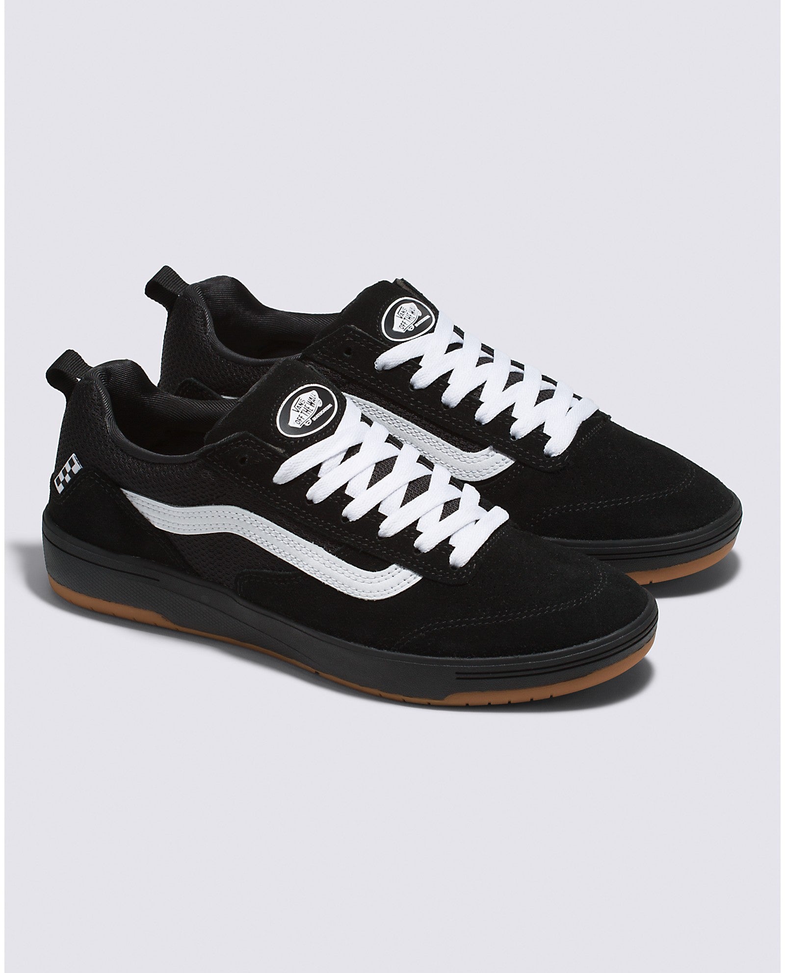 Black/White Zahba Vans Skateboarding Shoe