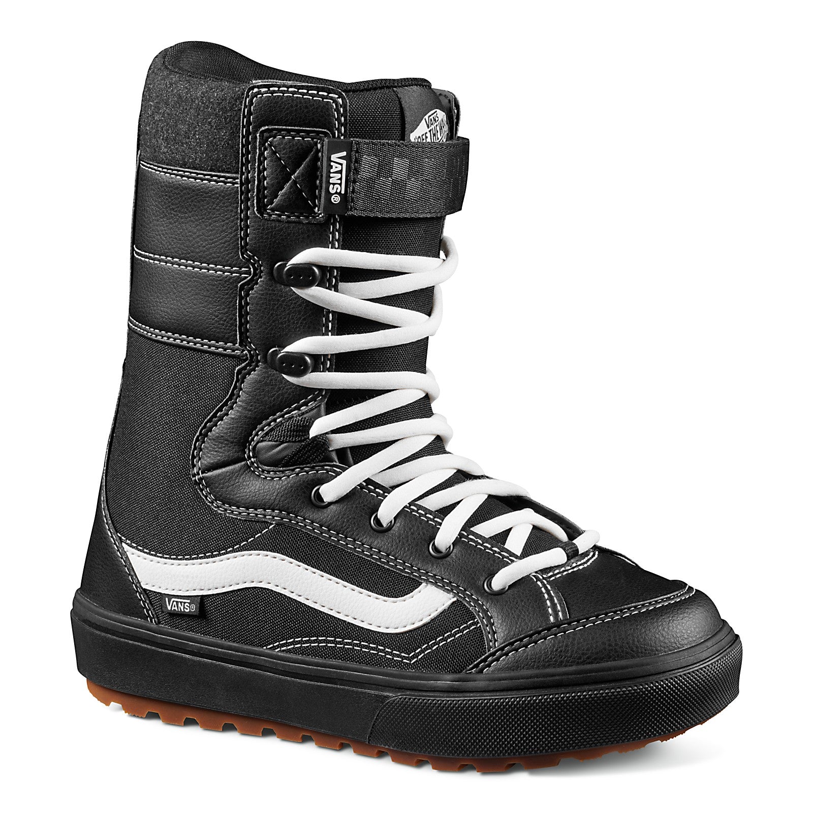 Black/Marshmallow Linerless DX Vans Hi-Standard Snowboard Boots