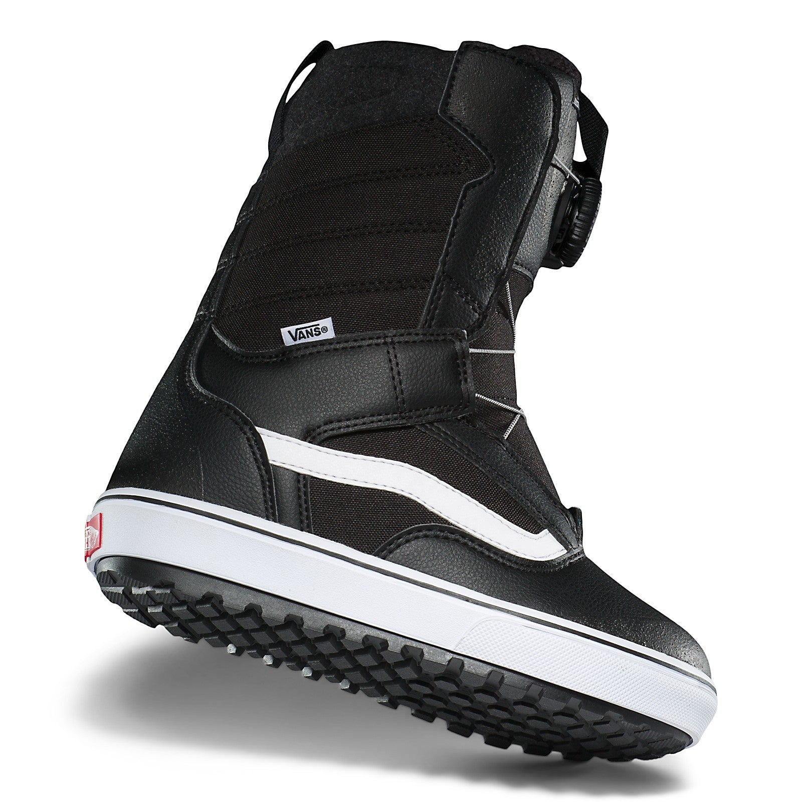 Black/White Kids Juvie Linerless Vans Snowboard Boots Side