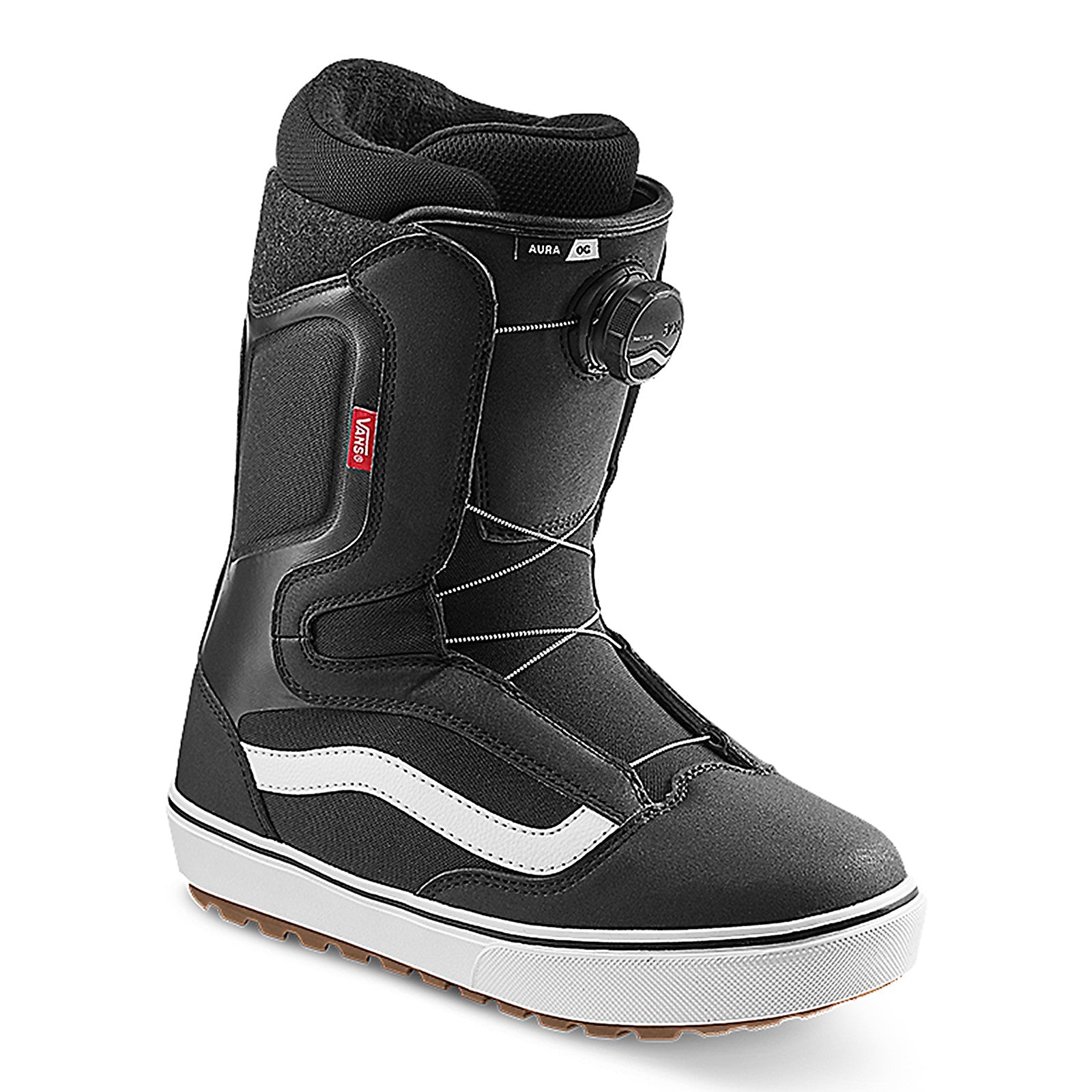 Black/White Aura OG Vans Snowboard Boots