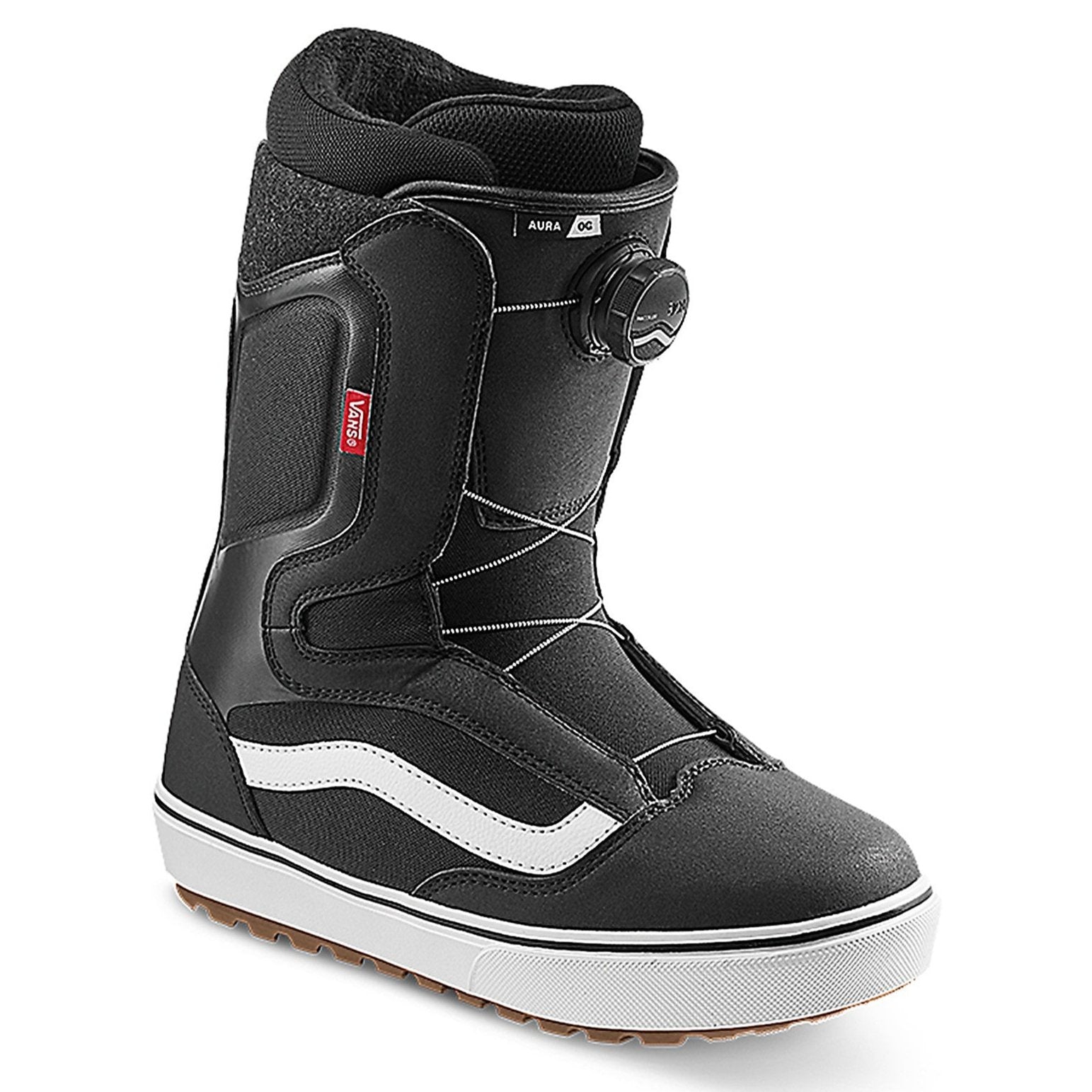 Black/White Aura OG Vans Snowboard Boots