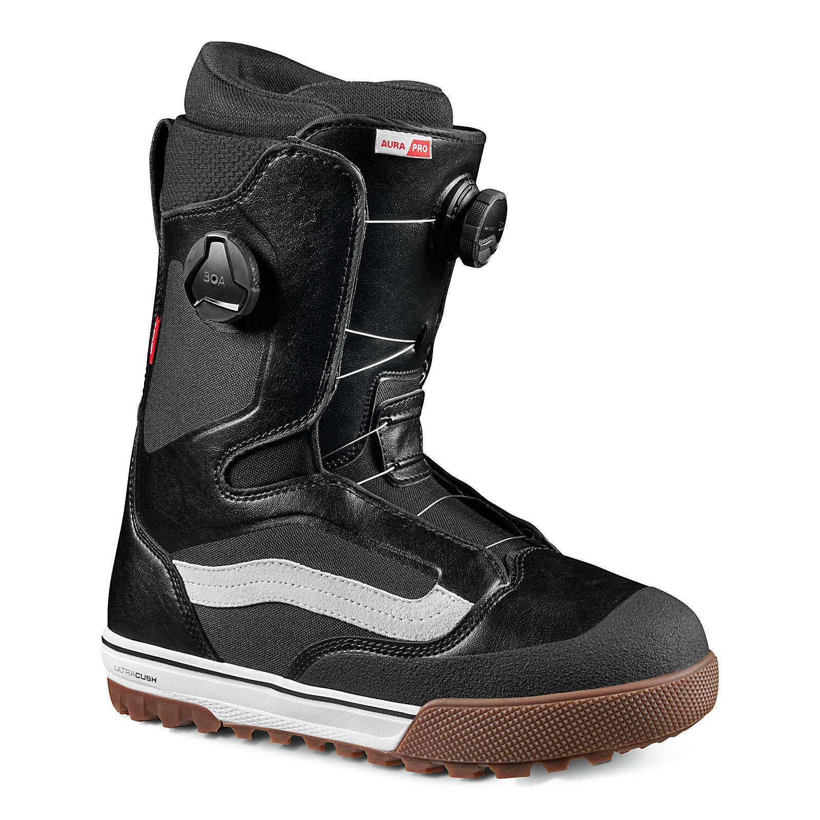 Black/White Aura Pro Vans Snowboard Boots
