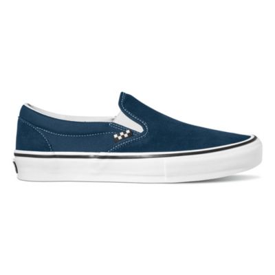 Skate Dress Blue Slip-On Vans Skateboarding Shoe