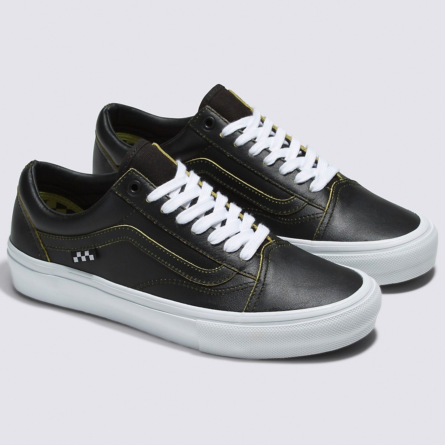 Black/Lime Wear-Away Vans Skate Old Skool Shoe