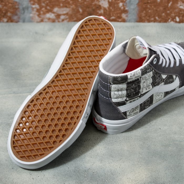 Vans Skate SK8-Hi Skateboard Shoe - (Daniel Johnston)Raven