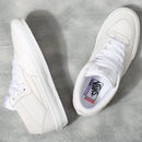 White Leather Daz Vans Skate Half Cab Shoe Top