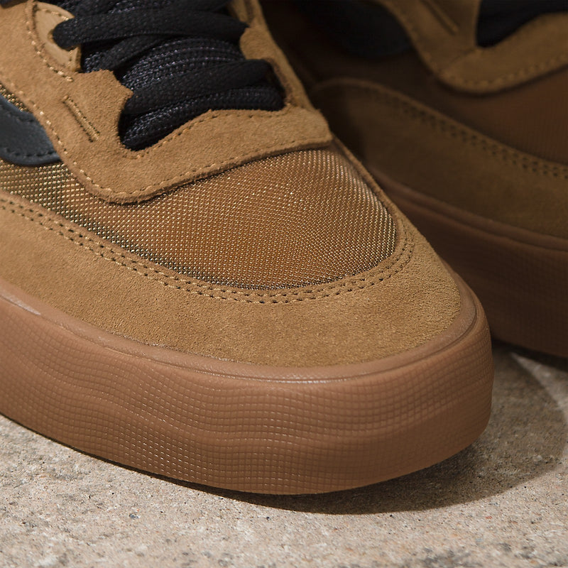 Tobacco Brown Wavyee Vans Skateboard Shoe Detail