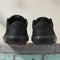Black Leather AVE Vans Skateboard Shoe Back