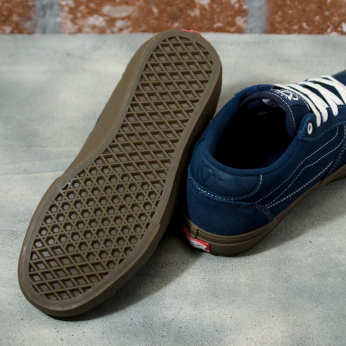 Dress Blues Rowan Pro Vans Skateboarding Shoe Bottom