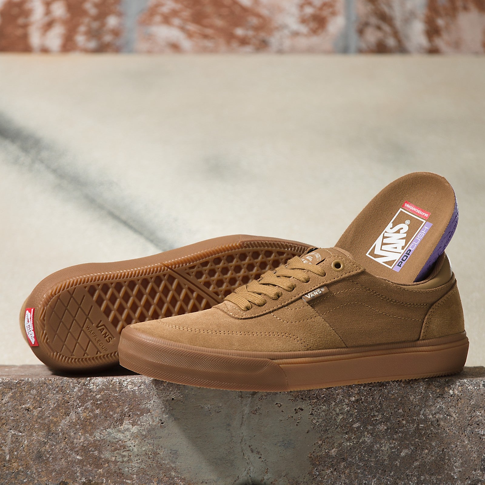 Brown/Gum Gilbert Crockett Vans Skateboard Shoe