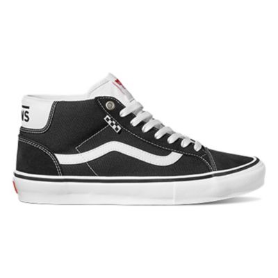 Black/White Skate Mid Skool Vans Skateboard Shoe