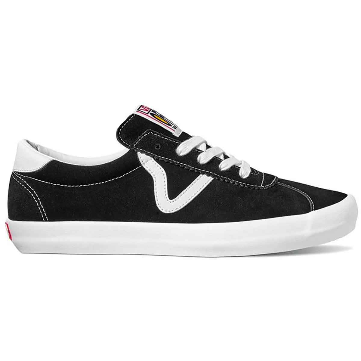 Black/White Skate Sport Vans Skateboard Shoe