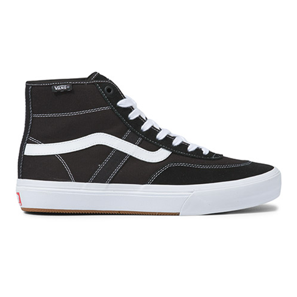 Black/White Gilbert Crockett High Vans Skateboard Shoe