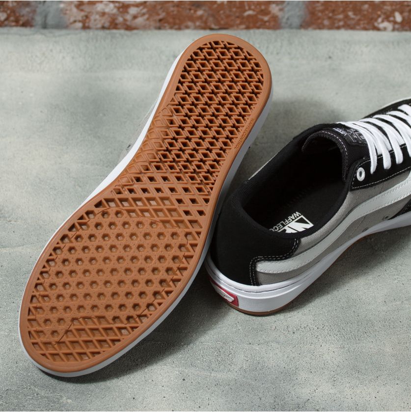 Black Silver Elijah Berle Nation Vans Skateboard Shoe Bottom