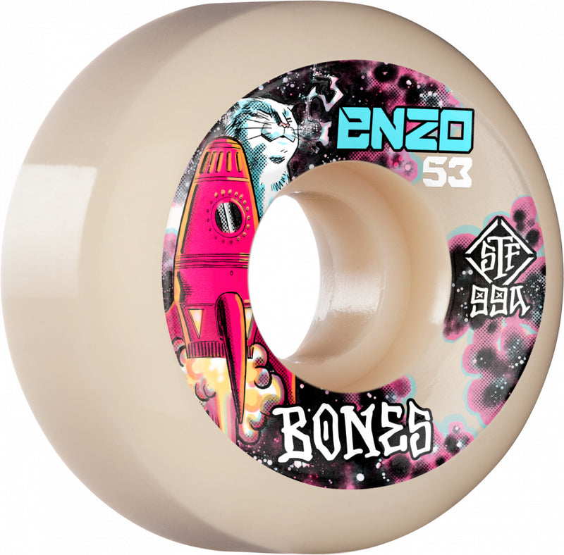 Enzo Cautela 99a V5 Sidecut Beerus Bones STF Skateboard Wheels