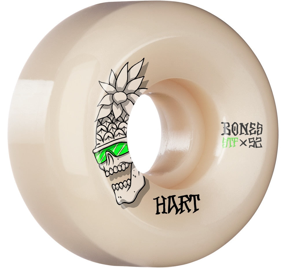 Bones STF 99A Hart Shades V5 Sidecuts Skateboard Wheels - Natural